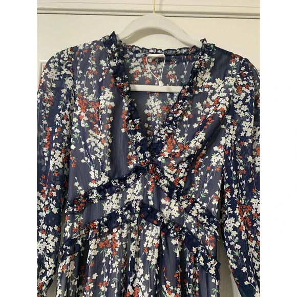 NWOT Silk & Salt Floral Floral Flowy Dress Size Small - Picture 4 of 6
